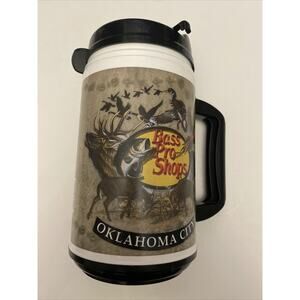 Bass Pro Shops Oklahoma City Whirley Insulated Tumbler Travel Mug 32oz Coffee